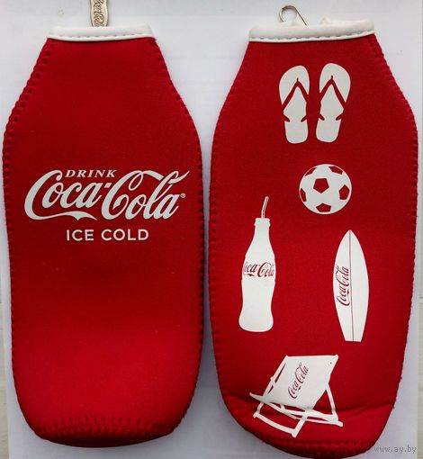 Чехлы Coca-Cola для бутылок 0,33л  2шт.