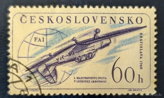 Чехословакия 1960 история авиаций наклейка.