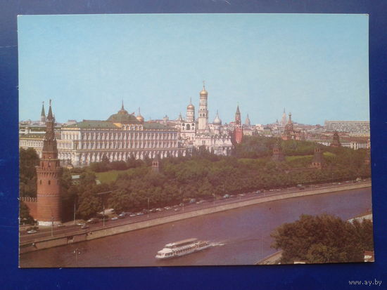 СССР 1987 маркированная ПК Москва, вид на Кремль