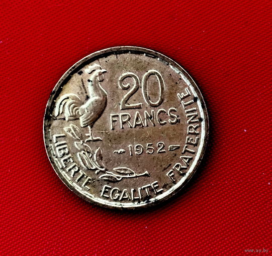 49-24 Франция, 20 франков 1952 г.