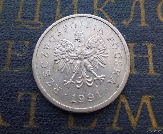 1 злотый 1991 Польша #12