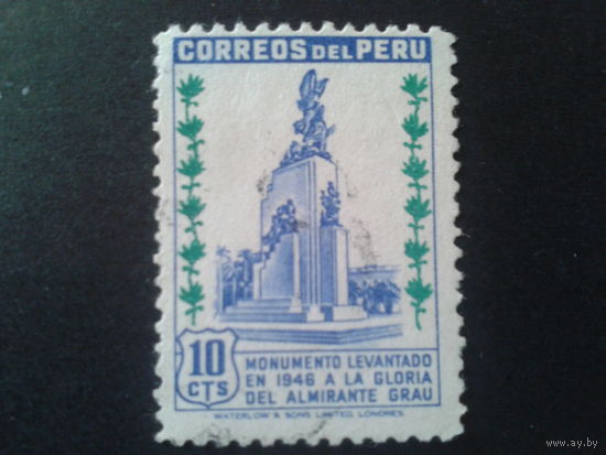 Перу 1949 памятник адмиралу Грау