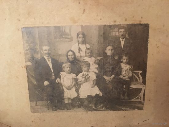 Большая семейная фотография начало 20 века