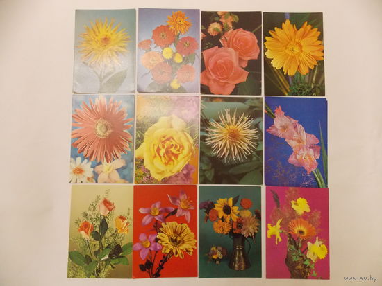 Открытки СССР с цветами, открытки с розами