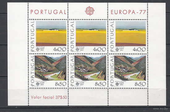 Европа. Португалия. 1977. 1 блок. Michel N бл20 (40,0 е)