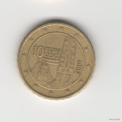 10 евроцентов Австрия 2007 Лот 7468