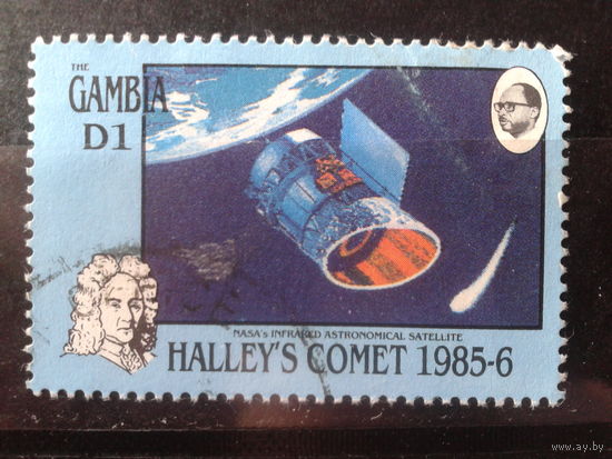 Гамбия 1986 Комета Галея Михель-1,3 евро гаш
