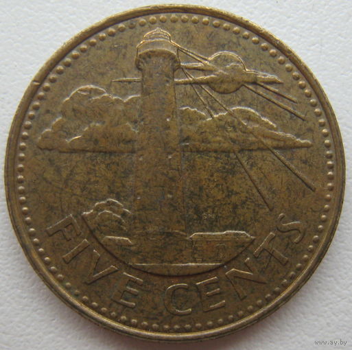 Барбадос 5 центов 1996 г. (g)