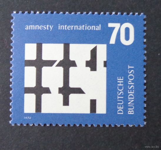 Германия, ФРГ 1974 г. Mi.814 MNH** полная серия