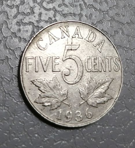 5 центов 1936 г.