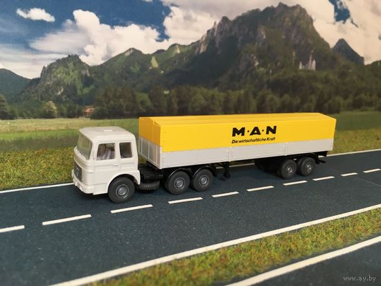 Модель грузового автомобиля MAN (20). Масштаб НО-1:87.