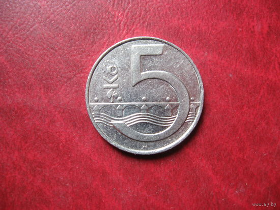5 крон 1995 Чехия