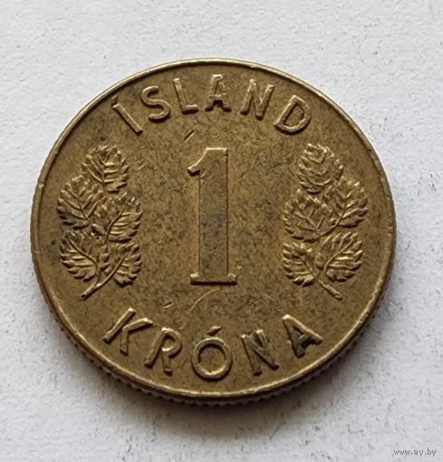 Исландия 1 крона, 1973