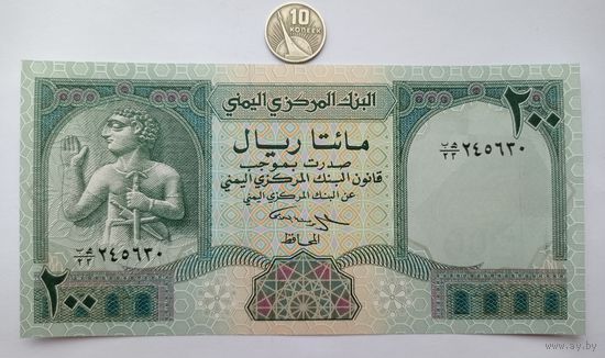 Werty71 Йемен 200 риалов 1996 UNC банкнота