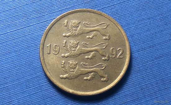 10 центов 1992. Эстония.