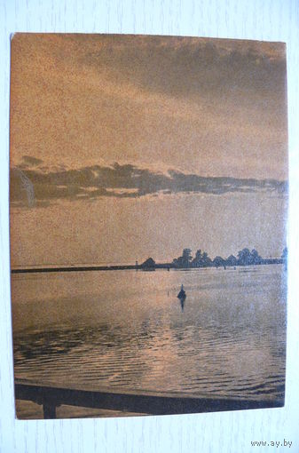 Рыбинское море; 1961, чистая.