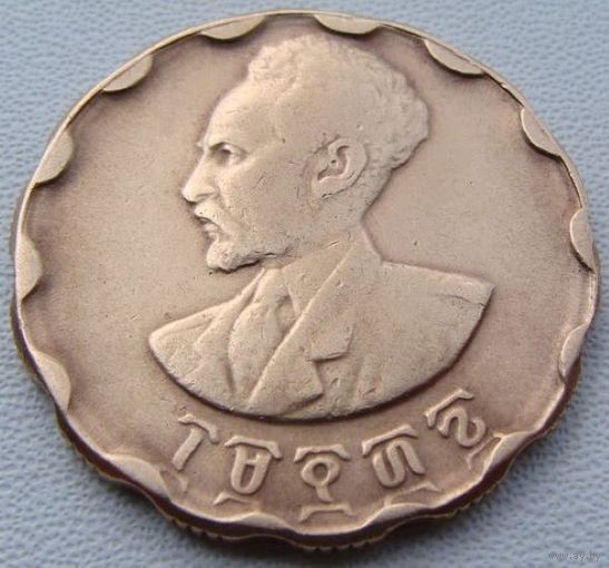 Эфиопия. 25 центов 1944 год  KM#36  "Император - Хайле Селассие I"