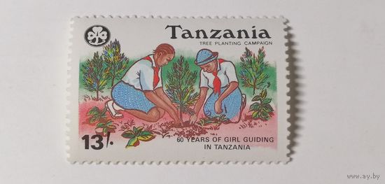 Танзания 1990. 60-летие движения девушек-гидов в Танзании