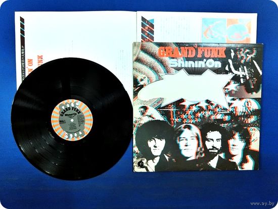 GRAND FUNK Shinin' On (JAPAN LP 1974)  винил