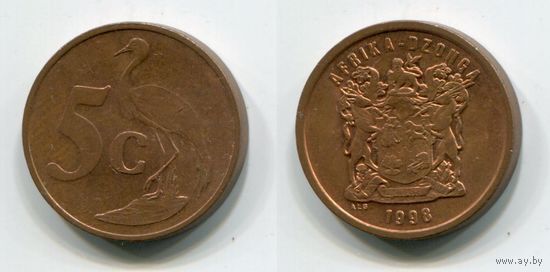 Южная Африка. 5 центов (1998, XF)