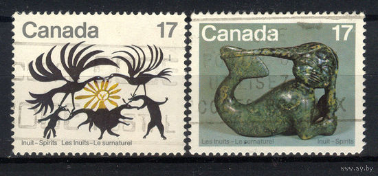 1980 Канада. Канадские эскимосы (инуиты) - духи