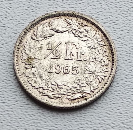 Швейцария 1/2 франка, 1965 2-12-51