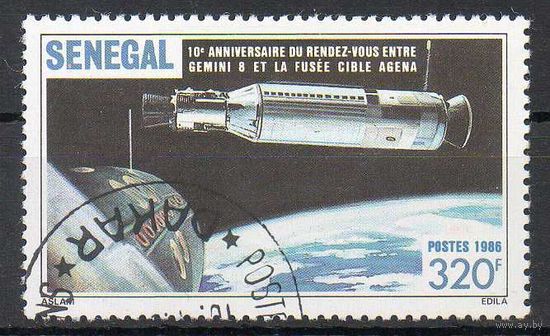 Космос Сенегал 1987 год серия из 1 марки