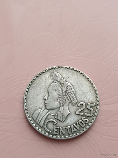Гватемала 25 центавос 1965г(8)