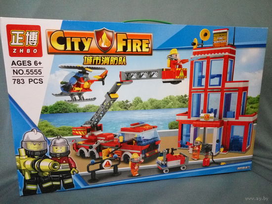Конструктор аналог LEGO. Пожарная машина 2. Цена снижена.