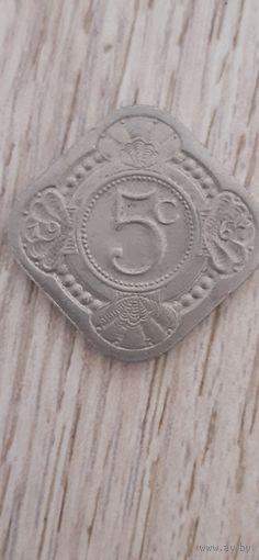 5 центов 1967, Нидерландские Антильские острова