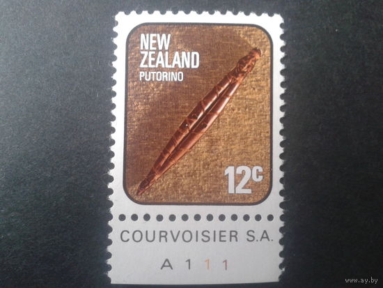 Новая Зеландия 1976 нац. муз. инструмент маори