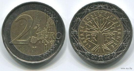 Франция. 2 евро (2002)