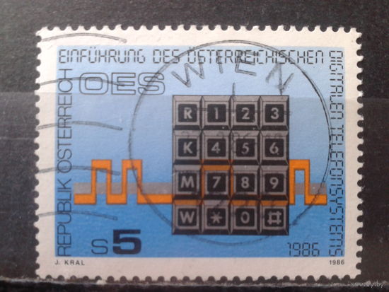Австрия 1986 Пульт телефона