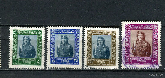 Иордания - 1975 - Король Хусейн II - 4 марки. Гашеные.  (Лот 76BR)
