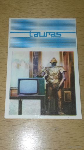 Календарик 1983 Телевизоры "Tauras"