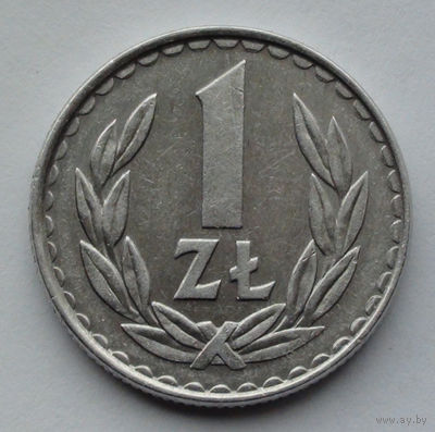 Польша 1 злотый. 1986