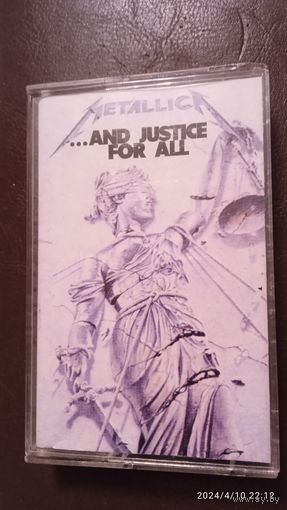 Аудиокассета Metallica ,, And Justice For All ,, 1988
