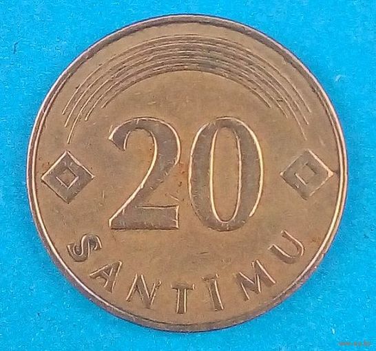 20 сантимов1992 Латвия(1шт).