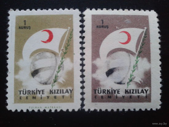 Турция 1957 красный полумесяц