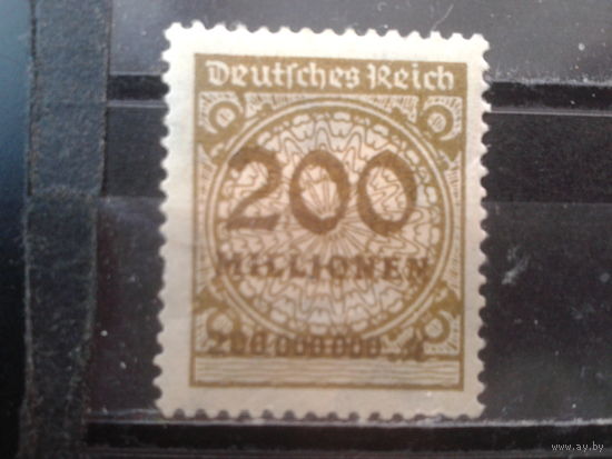 Германия 1923 Стандарт 200млн. м .*