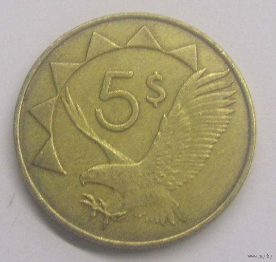Намибия 5 долларов 2012 г