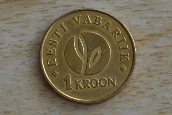 Эстония 1 крона 2008 (90 лет Эстонской республике)