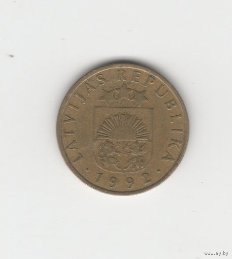 5 сантимов Латвия 1992 Лот 7643