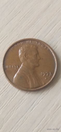 США 1 цент 1973г.D