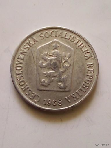 Чехословакия.10 геллеров 1968 г.