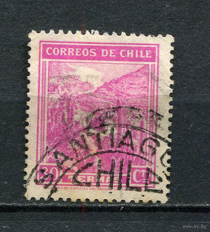 Чили - 1938/1940 - Минералы 30С - [Mi.236] - 1 марка. Гашеная.  (Лот 39EH)-T5P9