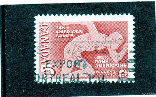 Канада. Mi:CA 417. Панамериканские игры. Виннипег. 1967.