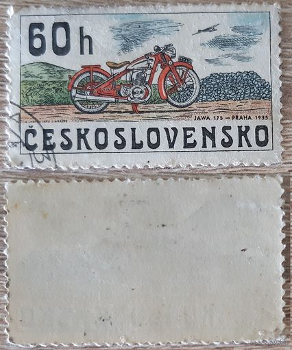 Чехословакия 1975 Мотоциклы. Ява 175, Прага 1935