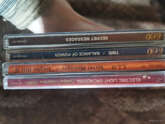 4 pcs audio CDs Albums ELO