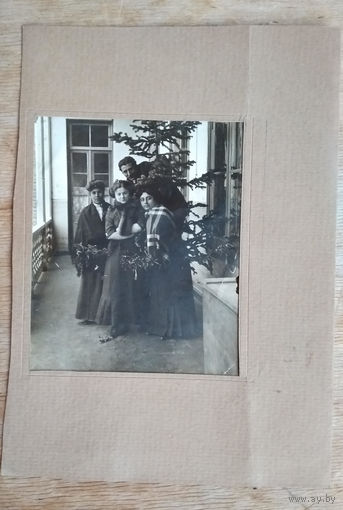 Фото еврейского семейства. До 1917 г.